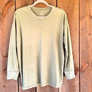 NWOT AERIE Olive Long Sleeve Tee